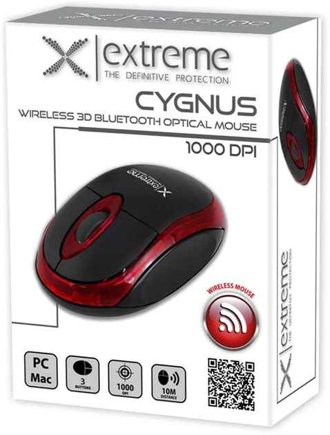 Mysz Esperanza Cyngus XM106R Wireless Czerwona (5901299946480) - obraz 2