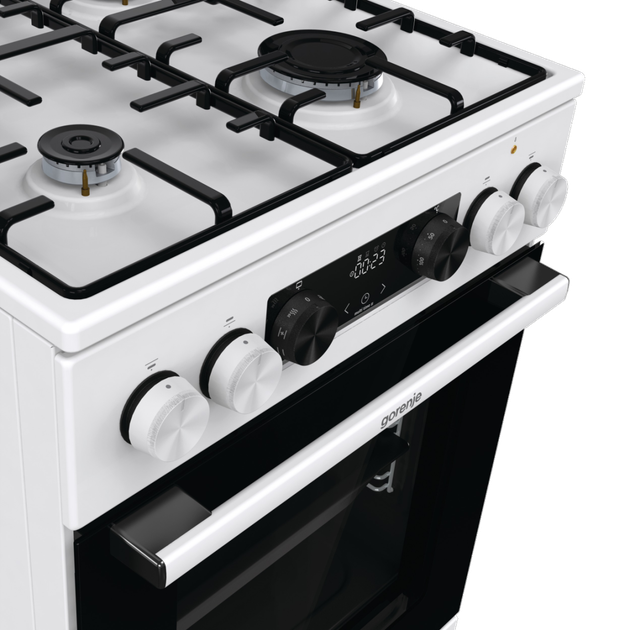 Kuchenka gazowa z piekarnikiem elektrycznym Gorenje GK5C41WH (3838782621185) - obraz 5