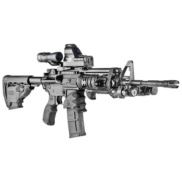 Эргономичная прорезиненная пистолетная рукоятка для M4/M16/AR15 FAB Defense - изображение 2
