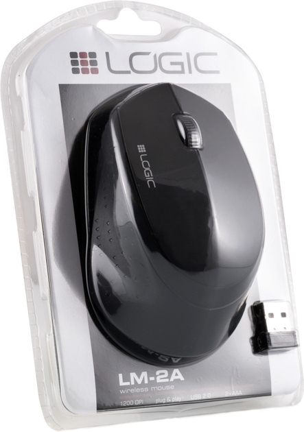 Миша Logic Concept LM-2A Wireless Black (M-LC-LM2A) - зображення 5
