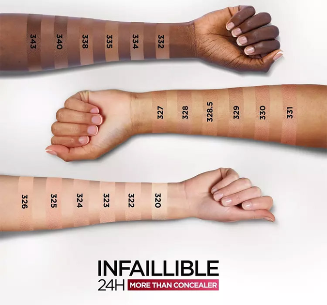 Консилер для обличчя L´Oréal Paris Infaillible More Than Concealer 326 Vanilla 11 мл (30173613) - зображення 3