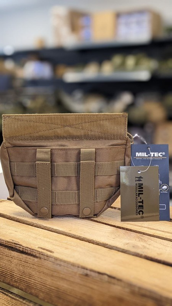 Тактичний підсумок MIL-TEC DROP DOWN POUCH DARK KOYOT/ТЕМНИЙ КОЙОТ (13486319) - зображення 2