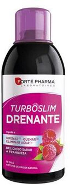 Дієтична добавка Forte Pharma Laboratoires Turboslim Drainage Raspberry Flavour 500 мл (8470001590541) - зображення 1