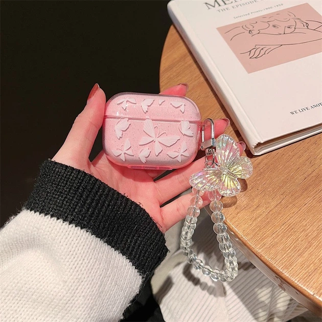 Чохол для Навушників ANbeauty на Airpods 3 butterfly Pink (AN0103251) - зображення 2