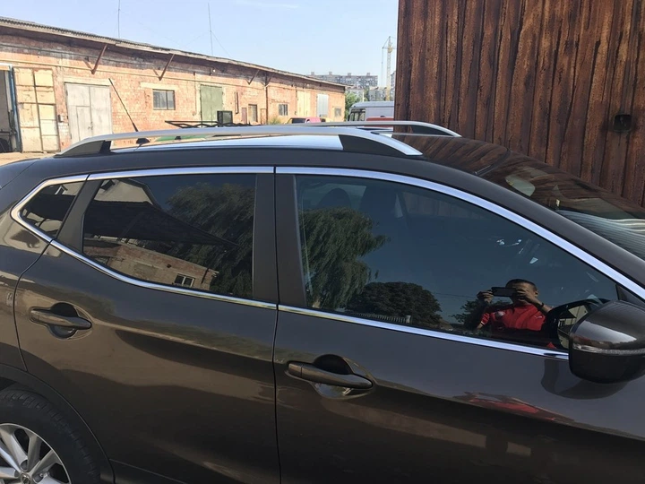 Рейлінги Skyport Grey для Nissan Qashqai 2014-2021 рр - зображення 6