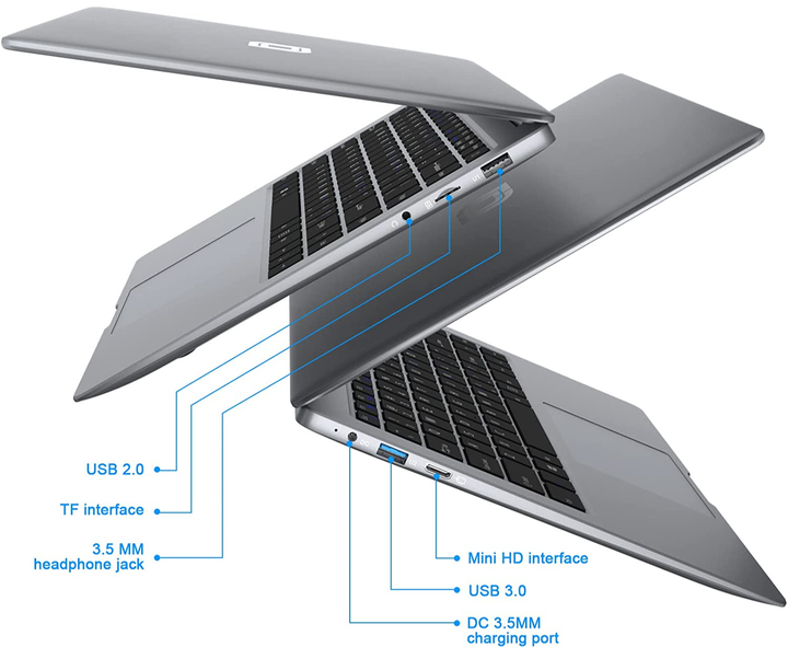 Ноутбук 14" Jumper EZbook S5 Intel Celeron N3350 RAM 12GB SSD 512GB Windows 11 - изображение 2