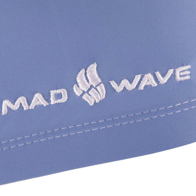 Шапочка для плавания текстильная взрослая Mad Swim Ergofit 052701 Light Blue - изображение 4