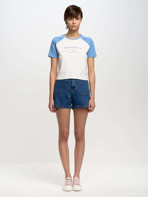 Spodenki damskie jeansowe Big Star Noriko-364 W28 Niebieskie (5900714640248) - obraz 6