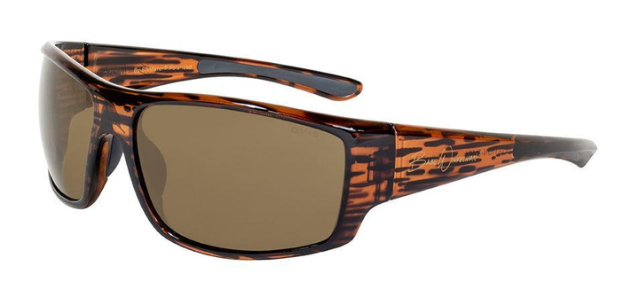 Очки поляризационные защитные 2в1 BluWater Babe Winkelman Polarized (brown) коричневые - изображение 1