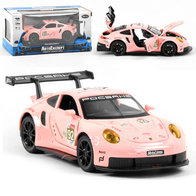 Машинка коллекционная Porsche 911 металлическая моделька игрушка 15 см ...