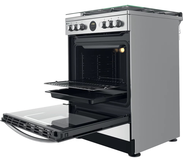Kuchenka gazowa z piekarnikiem elektrycznym Indesit (IS67G8CHX/E) - obraz 5