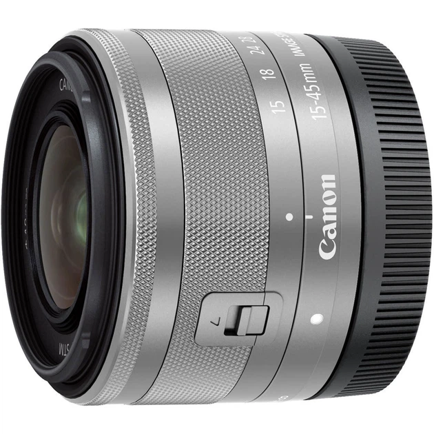 Об'єктив Canon EF-M 15-45 мм f/3,5-6,3 IS STM - Фото 2 Об'єктив Canon EF-M 15-45 мм f/3,5-6,3 IS STM - изображение 2