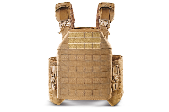 Плитоноска / тактичний жилет Plate Carrier U-WIN PRO зі швидким скиданням 260х330 з камербандами XL під балістичні пакети Cordura 500 Койот - зображення 2