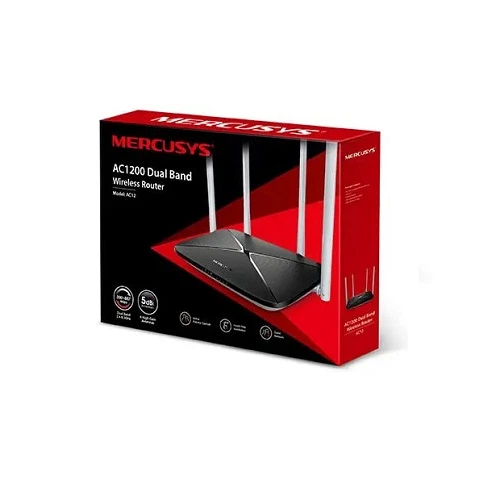 Маршрутизатор Mercusys AC12 AC1200 4xFE LAN 1xFE WAN 2.4 ГГц/5 ГГц - изображение 3