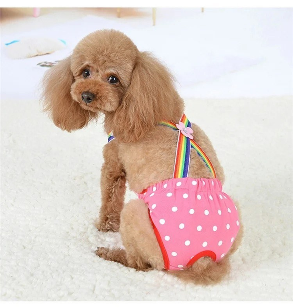 Труси гігієнічні для собак Hvostiki Care, багаторазові бавовняні ...