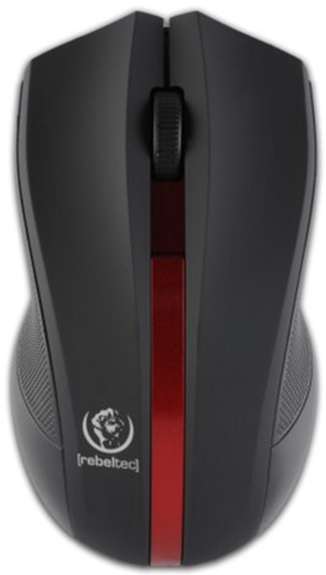 Mysz Rebeltec Galaxy Wireless Czarny/Czerwony (RBLBYS00035) - obraz 1