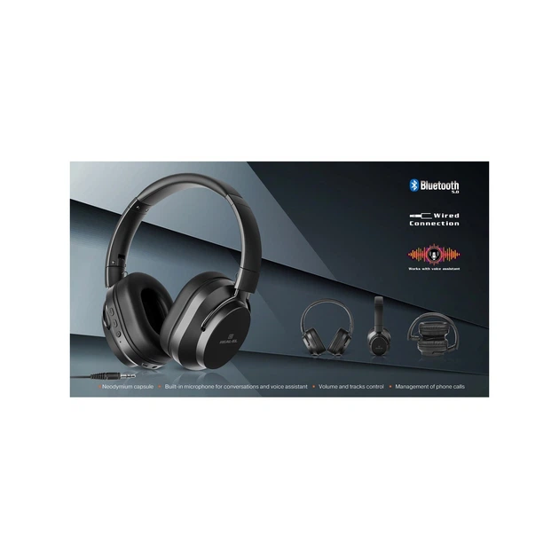 Навушники REAL-EL GD-860 Black - Фото 10 Навушники REAL-EL GD-860 Black - зображення 10