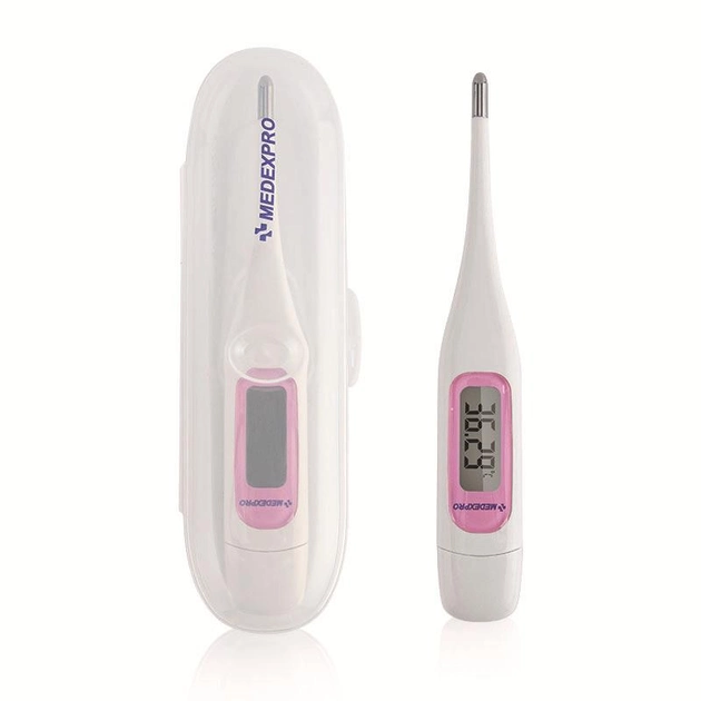 Термометр 2 знаки після коми (у тому числі базальна температура для жінок) MedExPro JT002BT hard - зображення 2