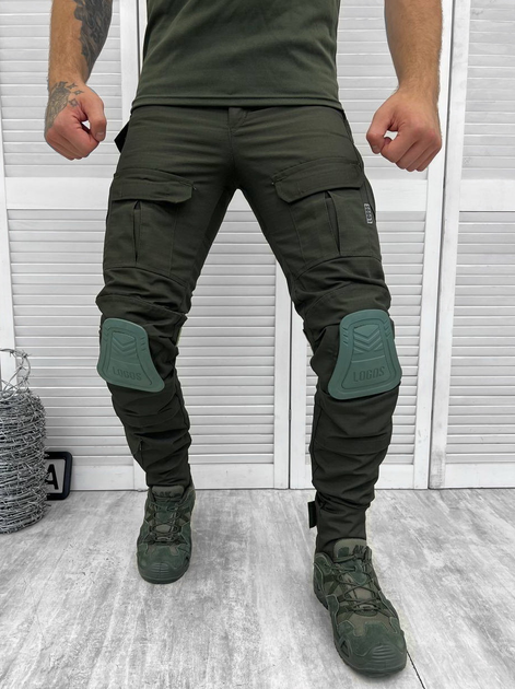 Тактичні штани Logos Оліва XL - зображення 1