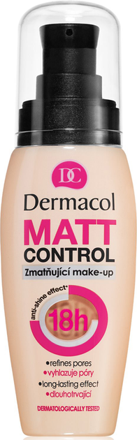 Тональний крем Dermacol Matt Control Make-up N. 3.0 30 мл (85952089) - зображення 1