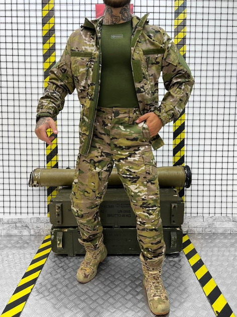 Тактичний військовий комплект Гірка ( Куртка + Штани ), Камуфляж: Мультикам, Розмір: L - зображення 1