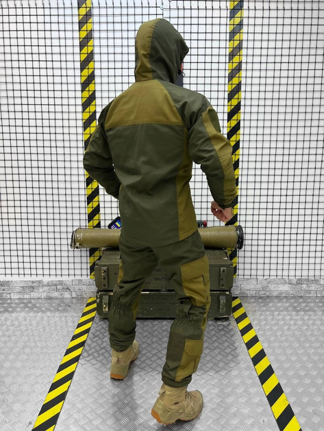 Тактичний теплий військовий комплект Гірка ( Куртка + Штани ), Камуфляж: Олива, Розмір: S - зображення 2