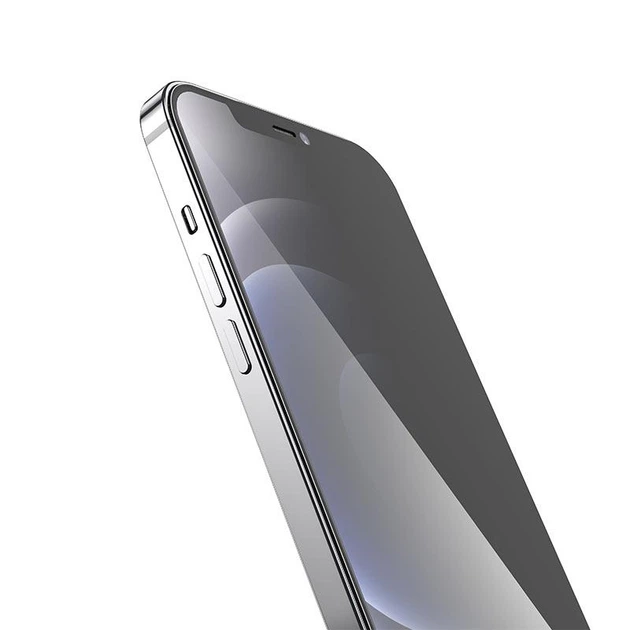 Защитное стекло антишпион для iPhone 12 Mini 5.4" HOCO A21 anti-spy tempered glas - изображение 7