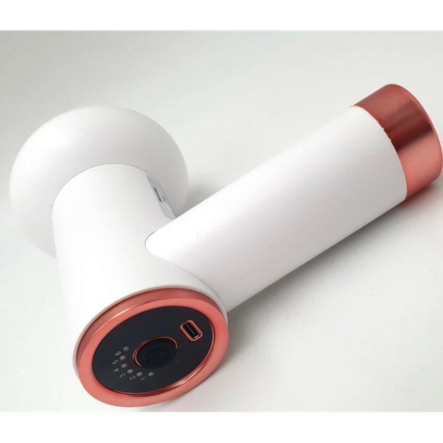 Массажер антицеллюлитный аккумуляторный для тела рук и ног Deep Rolling Massager 4 насадки 6 скоростей 1800-3200 об/мин Белый - изображение 3