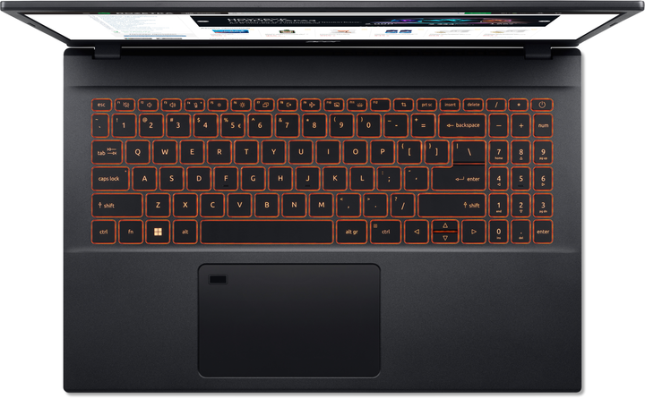 Ноутбук Acer Aspire 7 A715-76G-560W (NH.QMMEU.002) Charcoal Black / 15.6" IPS Full HD / Intel Core i5-12450H / RAM 16 ГБ / SSD 512 ГБ / nVidia GeForce RTX 3050, 4 ГБ / Підсвітка клавіатури - зображення 5