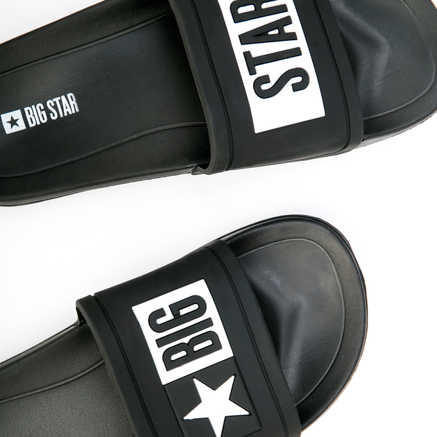 Чоловічі шльопанці для пляжу Big Star DD174699-906 41 Чорні (5900714207816) - зображення 3