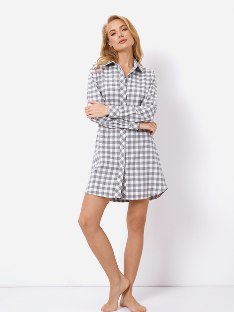 Koszula nocna Aruelle Stacy nightdress L Szara (5905616144030) - obraz 3
