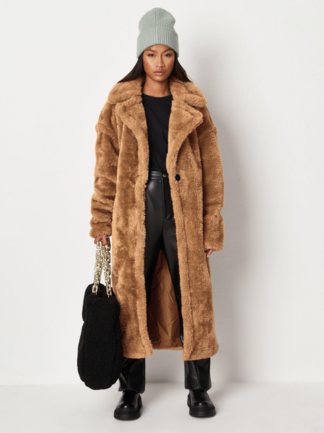 Эко шуба женская Missguided O1448596 34 Бежевая (DN5059383267451) – в ...