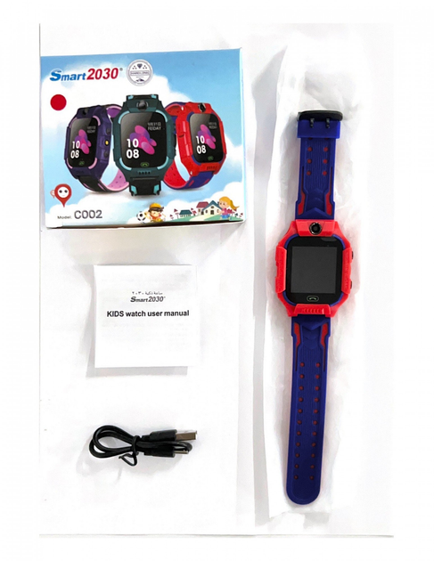 Смарт-часы UWatch C002 с сим картой и GPS трекером (телефон) детские ...