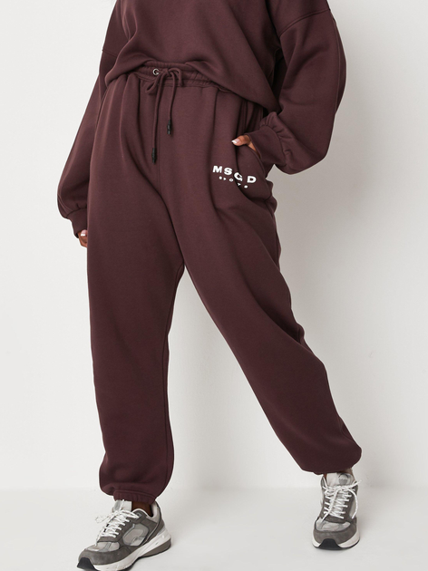 Акція на Спортивні штани жіночі Missguided MS110226 44 Коричневі від Rozetka