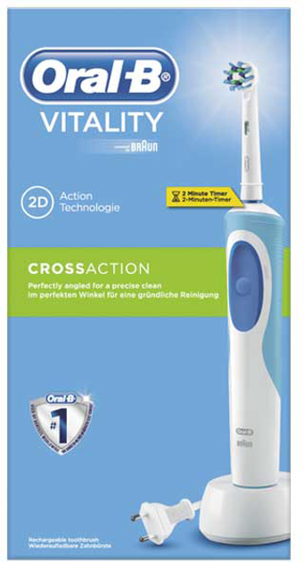 Зубна щітка Oral-B Oral B Vital Cross Action Електрична (4210201123392) - зображення 1