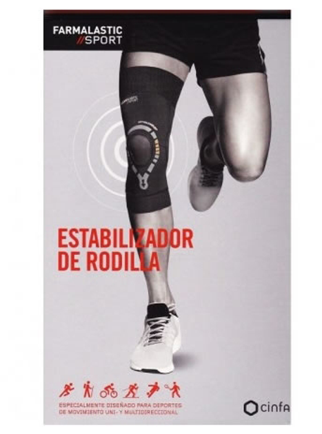 Orteza na kolano Farmalastic Sport knee Stabiliser Size M (8470001771254) - obraz 1