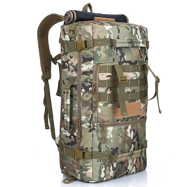 Рюкзак тактический военный штурмовой xs-515 50л камуфляж - изображение 1