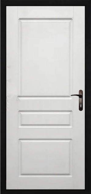 Вхідні двері LUCKY DOORS МДФ/МДФ на трубі 2050х960 праві Сірий (1-24688 ...