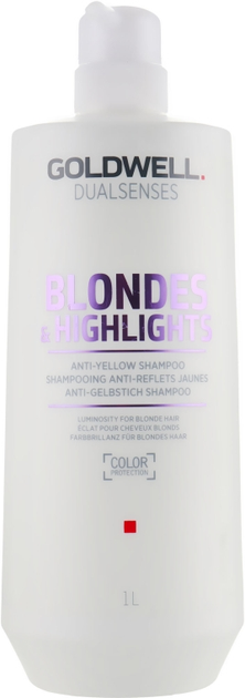 Шампунь проти жовтизни Goldwell Dualsenses Blondes & Highlights 1000 мл (4021609029120) - зображення 1