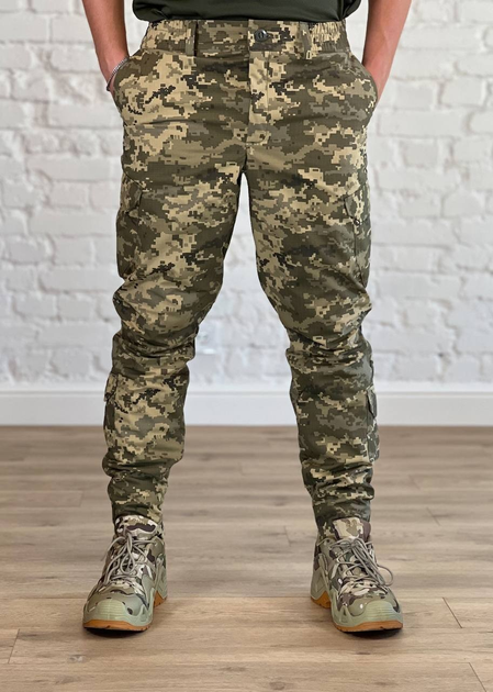Армійські штани ріп-стоп з флісовою підкладкою Піксель XXXL - зображення 1