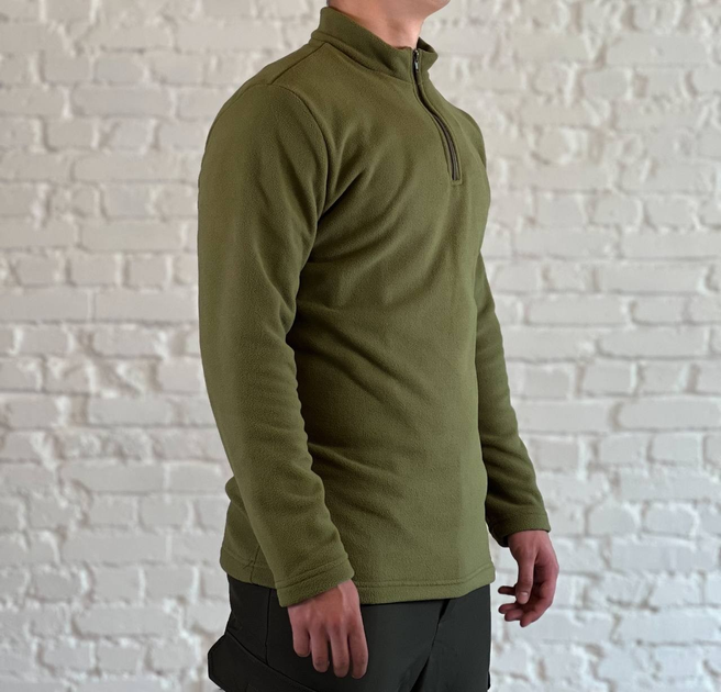 Військовий пуловер на флісі Олива XXXL - зображення 1