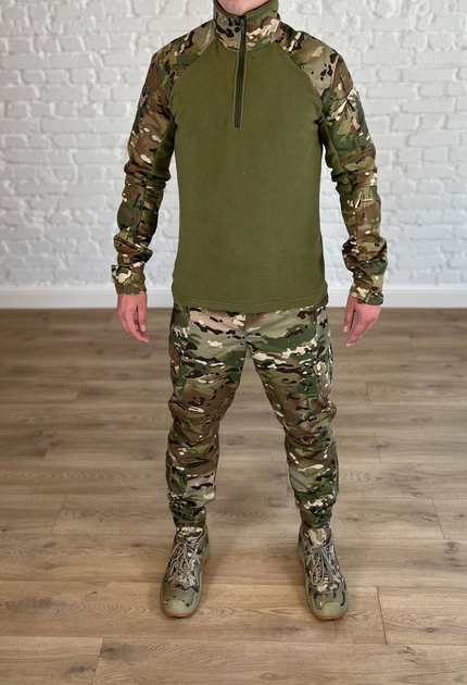Военно-тактическая форма на флисе рип-стоп убакс со штанами Олива L - изображение 1