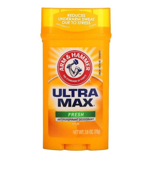 Чоловічий дезодорант твердий Arm & Hammer Ultra Max Fresh 73 г - Фото 1 Чоловічий дезодорант твердий Arm & Hammer Ultra Max Fresh 73 г - зображення 1