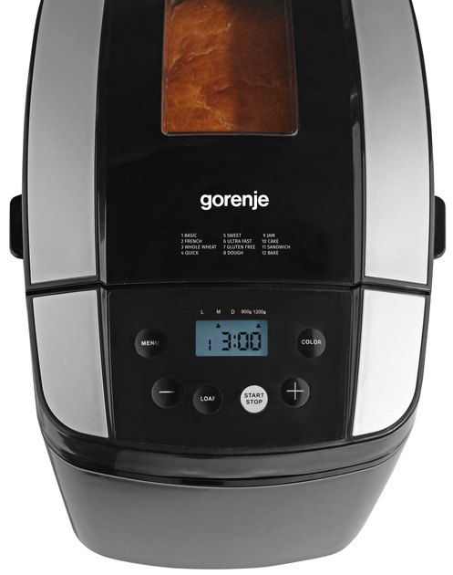 Wypiekacz do chleba Gorenje BM1210BK (3838782326622) - obraz 3