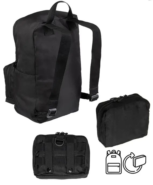 Рюкзак 15л, чорний Mil-Tec US Ultra Compact Ranger 14002802 - зображення 2