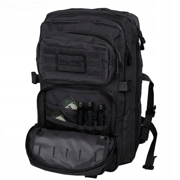 Тактичний рюкзак 36л, чорний Mil-Tec "ASSAULT 14002202 - изображение 2
