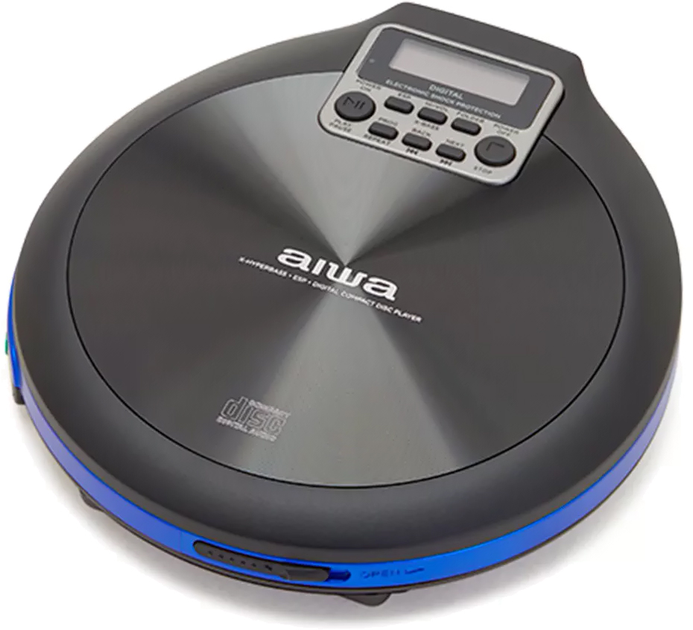 MP3 CD-плеєр Aiwa PCD-810BL (8435256898095) - зображення 6