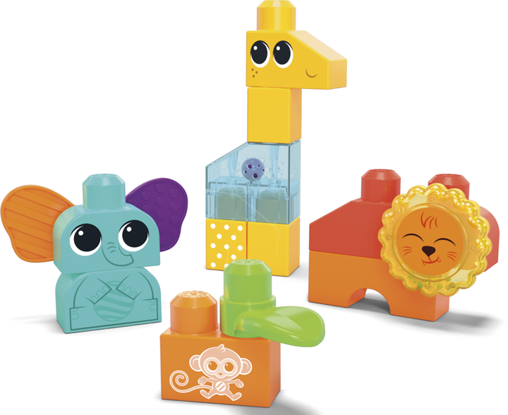 Конструктор Mega Bloks Друзья из Африки со звуковыми эффектами 15 деталей (HKN42) - изображение 2
