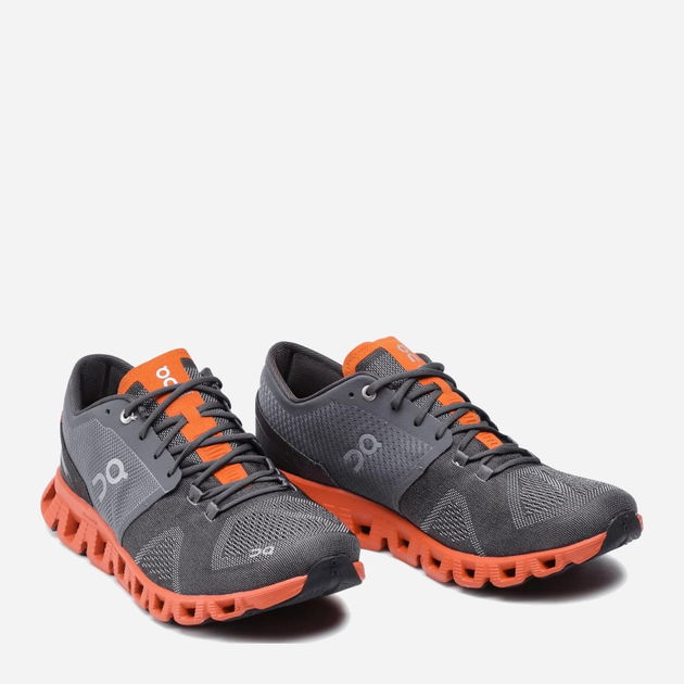 Buty do biegania męskie On Running Cloud X 2 4099241 42 (8UK) 26.5 cm Szare (7630440630807) - obraz 3