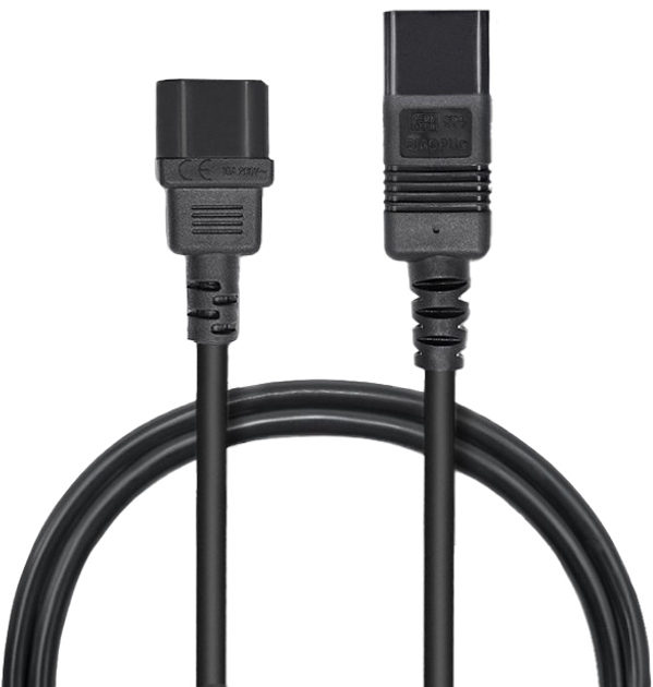 Kabel zasilający Qoltec do UPS C14/C19 2 m (5901878539904) - obraz 3